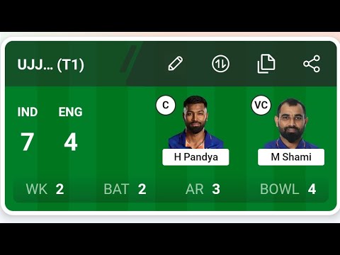 1st🔥OD IND Vs ENG Dream11 Prediction | IND Vs ENG Dream11 Team | IND Vs ENG Dream11 Prediction Today