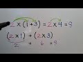Using the Distributive Property