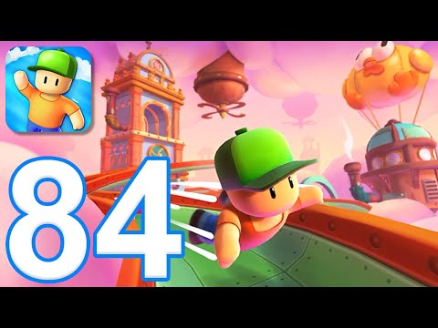 Stumble Guys - Gameplay Walkthrough Part 84 - Skyslide (iOS, Android)