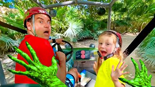 Nastya e papà sono andati al museo e al Parco Avventura
