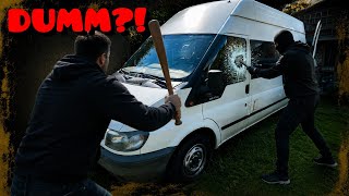 Er dachte niemand merkt es, großer FEHLER