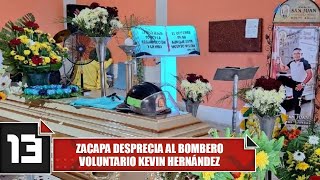 Zacapa despide al bombero voluntario Kevin Hernández