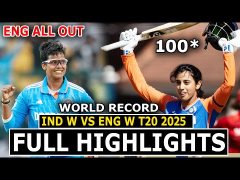 Full Highlight India Vs England Womens 1st T20 Match Full Highlights 2025 | IND W VS ENG W