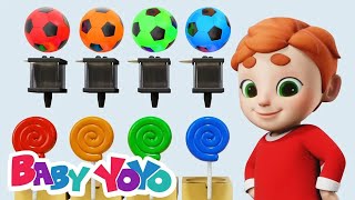 Learn Colors With Soccer Candy And More Learning Videos for Kids - Live