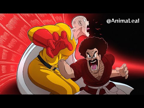 Mr Satan VS Saitama (One Punch-Man vs Dragon Ball animation)