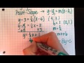 Converting Linear Forms: Point-Slope to Slope-Intercept and Standard