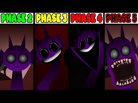 Phase 2 VS Phase 3 VS Phase 4 VS Phase 5 in Incredibox Sprunki!