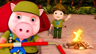 Going Camping with Friends! ⛺🌳 A Fun Outdoor Adventure Song