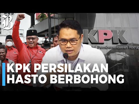 KPK Siapkan Bukti saat Hasto Memilih Bungkam