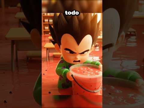 Goku va a la Escuela LLENA de JUGO DE SAND脥A!