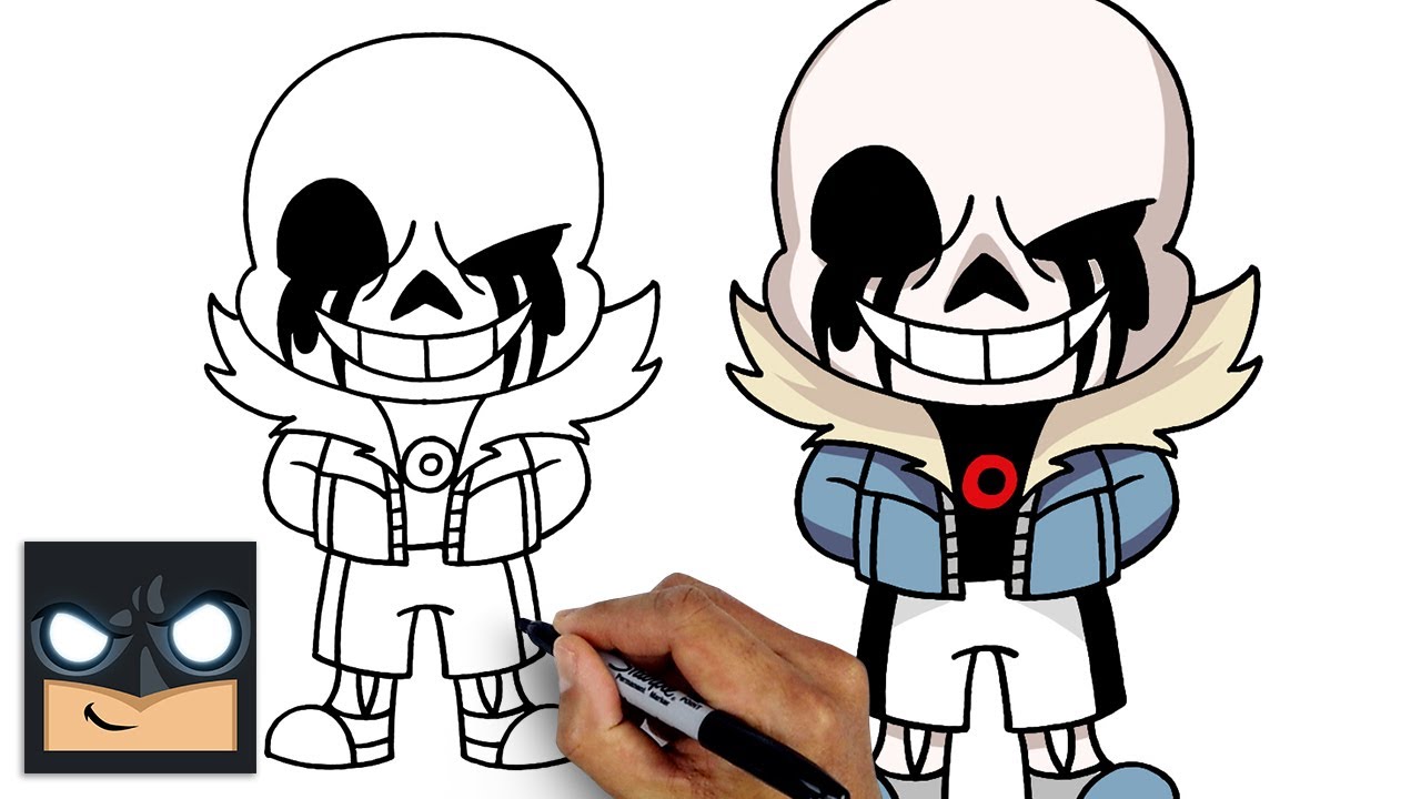How To Draw KILLER SANS - UNDERTALE