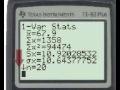 Statistical Concepts and TI-83 Usage
