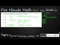 Simplifying Fractions and Percentages