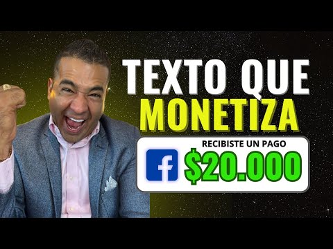 💵 Cómo Ganar Miles de Dólares con FACEBOOK 2025 🧠 | Solo Publicando Textos, Sin Imágenes ni Videos 🤯