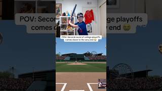 POV:Second round of college playoffs comes down to the very end😭#mlb #mlbtheshow #mlbtheshow26 #fyp