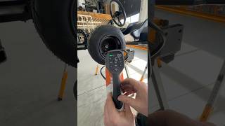 Last step before the first test ride was to pump up the tires with the @STIHLCanada Inflator