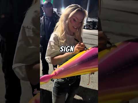 Fans Got Zara Larsson Signing the CRAZIEST Things 😭🔥