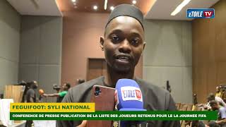 FEGUIFOOT   PUBLICATION DE LA LSTE DES JOEURS RETENUS POUR LA JOURNEE FIFA