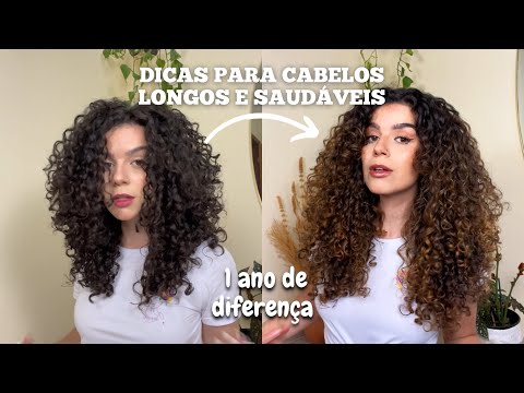 COMO FIZ PARA MEU CABELO CRESCER EM 1 ANO