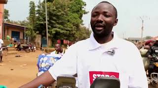 YouTube video thumbnail: Motorbike Caravan Raises Ebola Awareness in DR Congo