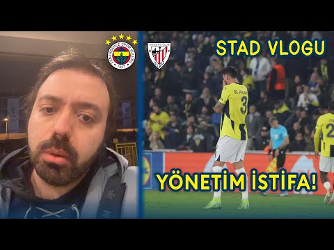 SAMET PİMİ ÇEKTİ TARAFTAR İSTİFA DİYE ÇILDIRDI | Fenerbahçe 0 - 2 Athletic Bilbao | Stadyum Vlogu