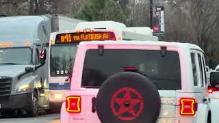 MTA NYCT #4613 on the B41 Limited to Downtown Brooklyn Cadman Plaza at Prospect Park
