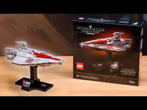 LEGO Star Wars Acclamator Assault Ship REVIEW | Set 75404