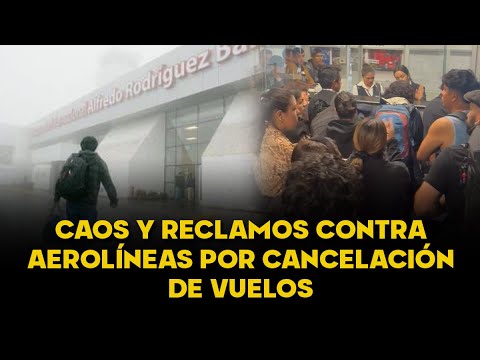 ENOJADOS | Vuelos postergados y cancelados generan malestar y reclamos en el aeropuerto de Arequipa