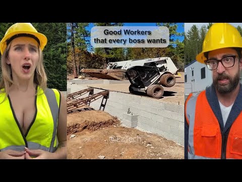 Good Workers That Every Boss Wants! Epic Construction Fails & OSHA Violations