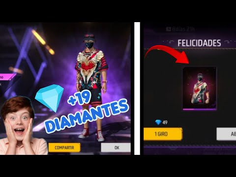 *Truco* SACAR CONJUNTO CUPIDO MODERNO CON 19 DIAMANTES EN FREE FIRE - EVENTO FADED WHEEL