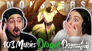 AN EPIC ONE PIECE PREQUEL?! Monsters: 103 Mercies Dragon Damnation REACTION! + THRILLER BARK QUIZ