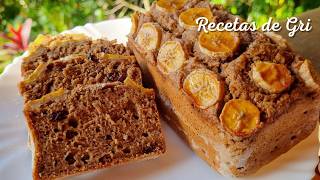 PAN Dulce para tomar con Café ¡SIN AZÚCAR, SIN GLUTEN!| Económico, fácil y saludable Recetas de Gri