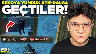 ALEMDE SEKO'YA YUMRUK ATIP DALGA GEÇTİLER 1VS4 ATTIM ! - PUBG MOBİLE