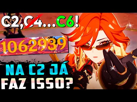 C1 a C6: O QUÃO ABSURDA A MAVUIKA PODE FICAR? - Comparativo | Genshin Impact