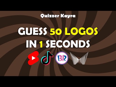 Can You Guess the 50 Logos in 1 Seconds | 50 Famous Logos | Logo Quiz 2024