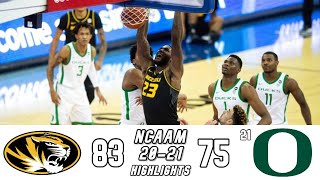 Missouri vs Oregon - NCAAM Highlights - December 2, 2020