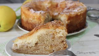 Pastel que une la dulzura de la manzana con la suavidad del queso 😍