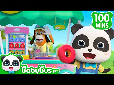 Dez Donuts | Aprender Cores | Aprender Números | Historinhas e Músicas Infantis | BabyBus Português