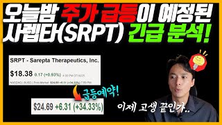 이제 고생 끝! 행복 시작일까? 장 마감 후 주가가 급등한 사렙타 테라퓨틱스 긴급 분석