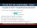 Exploring Poetry Elements for 4th Grade Reading