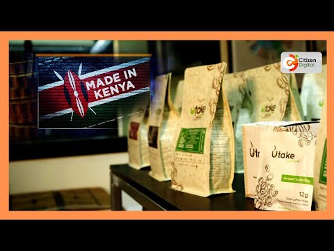YouTube video thumbnail: Made in Kenya | Utake Coffee Roasts, Grades and Packages Local Coffee |