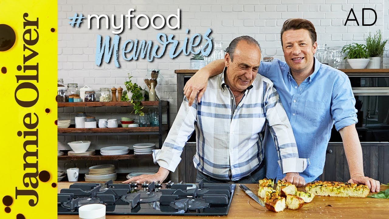 Wild Garlic Focaccia Jamie & Gennaro #MyFoodMemories AD