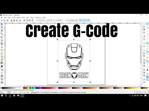 inkscape gcode cad