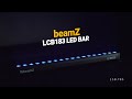 BeamZ LCB183 LED Wall Washer Uplight Bar with 18x 3W RGB LEDs