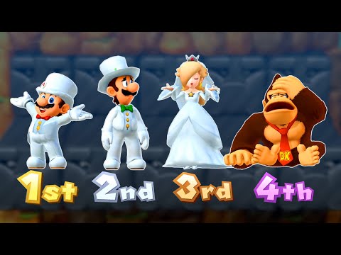 【マリオパーティ10】ミニゲームマリオVsルイージVsロゼッタVsドンキーコング(最強CPU｢たつじん」)