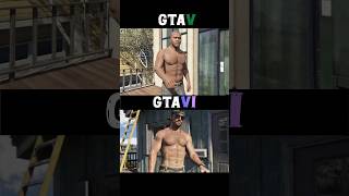 DIFF B/W 🤯 GTA5 AND GTA6 #shorts #gaming #gta6 #gta5 #grandtheftauto #pcgaming #vs #ps5 #xbox #gta