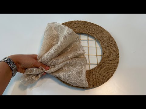 Super DIY Idea Using Cardboard and Tulle! Best Waste Ideas!