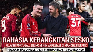 ADA PERAN PELATIH TERSEMBUNYI‼️Chemistry Carrick-Sesko Semakin Kuat🔥Bruno Minim Apresiasi 🥲