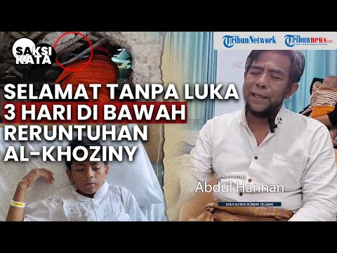 Selamat Tanpa Luka, 3 Hari di Bawah Reruntuhan Ponpes Al-Khoziny - SAKSI KATA