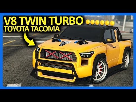 GTA 5 Online : The Twincharged V8 Toyota Tacoma! (GTA Online Money Fronts Update)